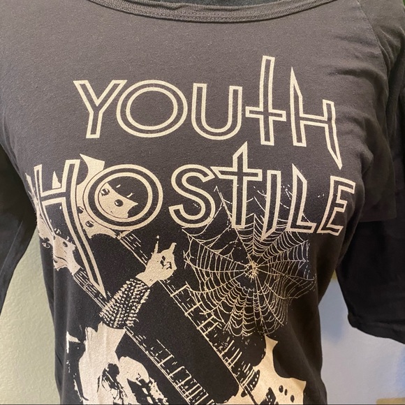 Youth Hostile Band Tee Urban Outfitters - Picture 2 of 8